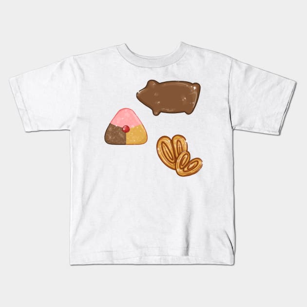 Pan Dulces Kids T-Shirt by Miraki